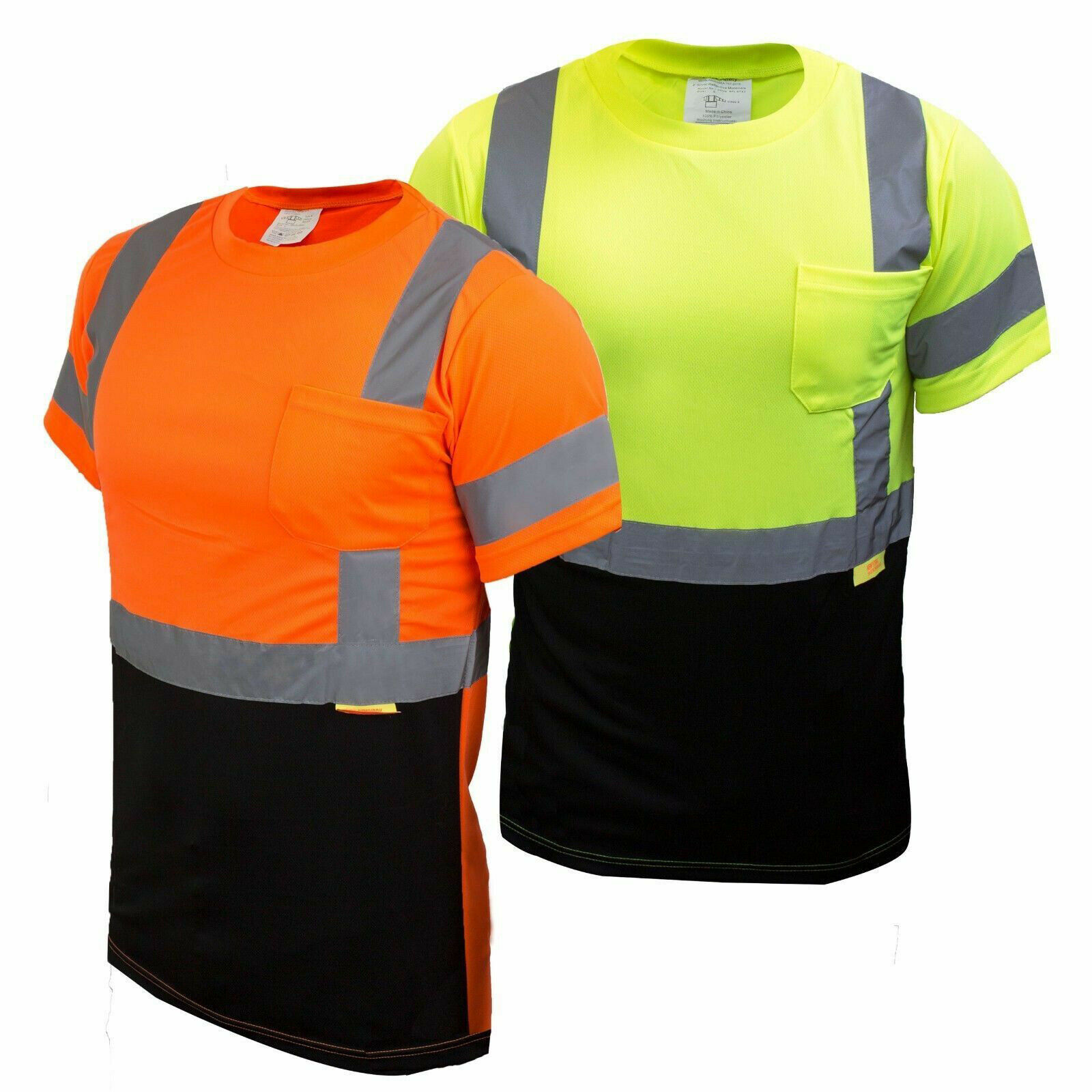 Hi Vis T Shirt Class 3  Work Safety Short Sleeve High Visibility -bfs8511/12